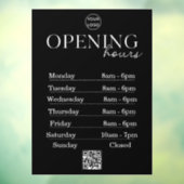 Öffnungszeiten | Öffnungszeiten von Firmenlogos |  Fensteraufkleber (Blatt 3)