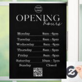 Öffnungszeiten | Öffnungszeiten von Firmenlogos |  Fensteraufkleber (Zuhause)