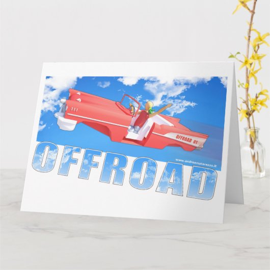 Offroad - 01 karte (Gelbe Blume)