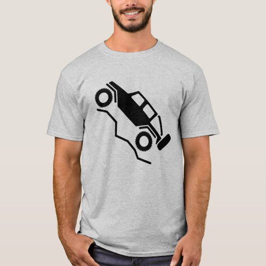 Offroad 4wd Rock Crawling Logo T-Shirt (Vorderseite)