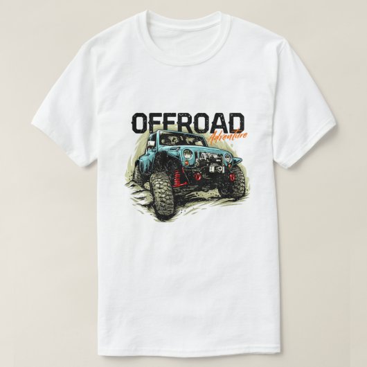 Offroad-Abenteuer T-Shirt (Design vorne)