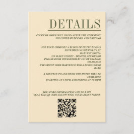 Offroad Canyon Couple QR Code und Details Begleitkarte