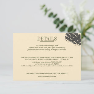 Offroad Canyon Couple Wedding Begleitkarte