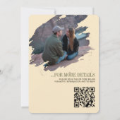 Offroad Canyon Couple Wedding Einladung (Rückseite)