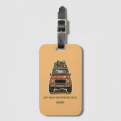 Offroad-Capybara-Camping individuell Gepäckanhänger (Vorderseite Vertikal)