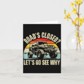 Offroad Racing Dad Sxs 4x4 Off-roading Suv Utv Car Karte (Gelbe Blume)