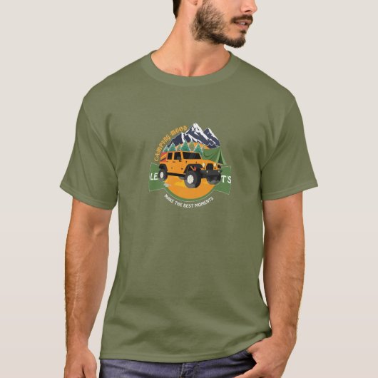 Offroad-T - Shirt und Camping (Vorderseite)