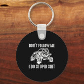 Offroad Utv Funny Sxs Don't Follow Me I Do Stud Th Schlüsselanhänger (Vorderseite)