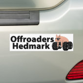 Offroaders Hedmark - Autoaufkleberweiß Autoaufkleber (Auf Auto)