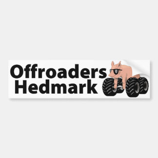 Offroaders Hedmark - Autoaufkleberweiß Autoaufkleber