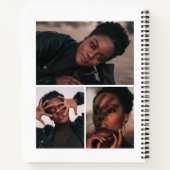 Offset Arch Black und White Abschluss Gästebuch Notizblock (Rückseite)