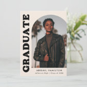 Offset Arch Cream 4 Foto Abschluss Ankündigung (Stehend Vorderseite)