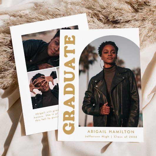 Offset Arch Gold 4 Foto Abschluss Ankündigung