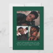 Offset Arch Green 4 Foto Abschluss Ankündigung (Rückseite)