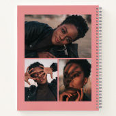 Offset Arch Pink Foto Abschluss Gästebuch Notizblock (Rückseite)