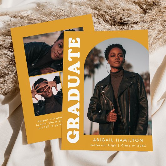 Offset Arch Yellow Orange 4 Foto Abschluss Ankündigung