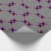 Offset Black & White Radiation von Kenneth Yoncich Geschenkpapier (Ecke)