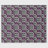 Offset Double Yin Yang Spiral von Kenneth Yoncich Geschenkpapier (Flach)