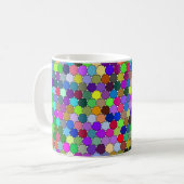 Offset Hexagons 11oz Tasse (Vorderseite Links)