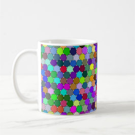 Offset Hexagons 11oz Tasse