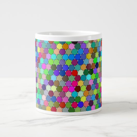 Offset Hexagons 20oz Tasse (Vorderseite)