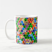 Offset Hexagons Swirl 11oz Tasse (Links)