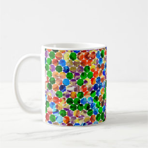 Offset Hexagons Swirl 11oz Tasse