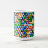 Offset Hexagons Swirl 15oz Tasse (Mittel)