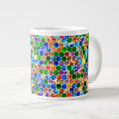Offset Hexagons Swirl 20oz Tasse (Vorderseite Rechts)