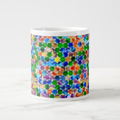 Offset Hexagons Swirl 20oz Tasse (Vorderseite)