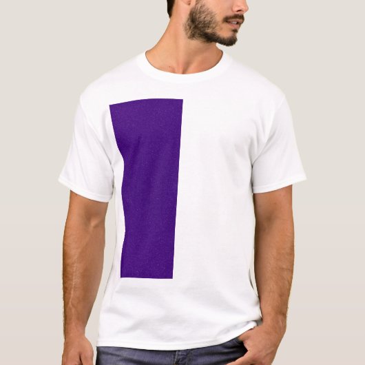 Offset Lila Noise Texture Graphic T-Shirt (Custom) (Vorderseite)