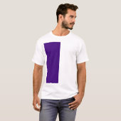 Offset Lila Noise Texture Graphic T-Shirt (Custom) (Vorne ganz)