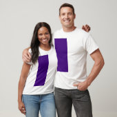 Offset Lila Noise Texture Graphic T-Shirt (Custom) (Unisex)