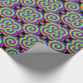 Offset Rainbow Spiral von Kenneth Yoncich Geschenkpapier (Ecke)