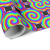 Offset Rainbow Spiral von Kenneth Yoncich Geschenkpapier (Rolleneckpunkt)