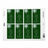 Offset Snowy Green Wine Label (Vorne)