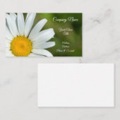 Offsetgänseblümchen-BlumenVisitenkarte Visitenkarte (Vorne/Hinten)