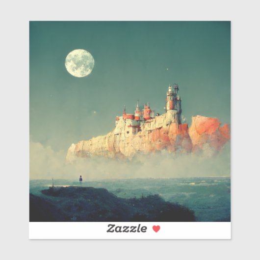 Offshore Citadel Fantasy Sci-Fi Aufkleber (Blatt)