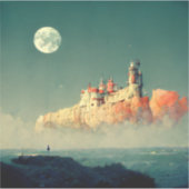 Offshore Citadel Fantasy Sci-Fi Aufkleber (Vorderseite)