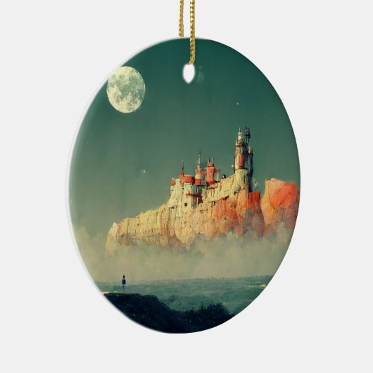 Offshore Citadel Fantasy Sci-Fi Keramik Ornament (Rechts)