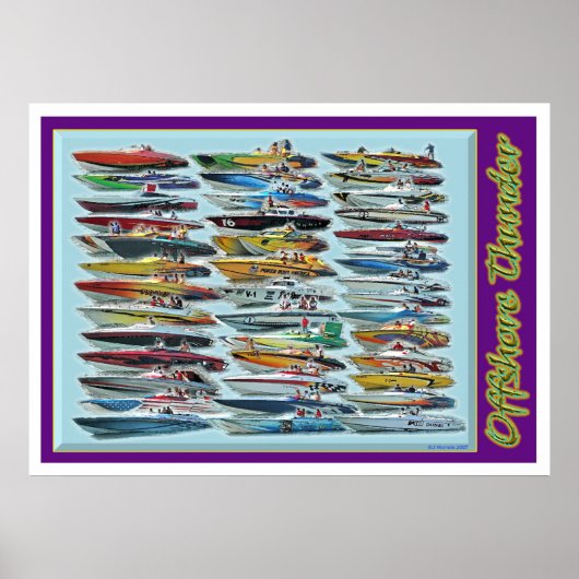 Offshore-Donner Poster (Vorne)