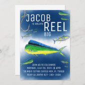 Offshore-Fisch - Einladung zum Geburtstag (Vorne/Hinten)