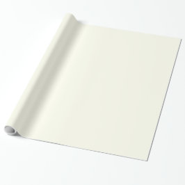 Offweiße Creme Milky neutrale Solid Color Geschenkpapier