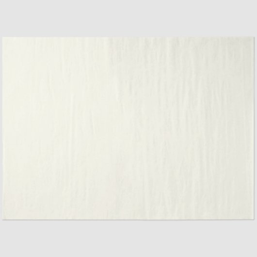 Offweiße Creme Milky neutrale Solid Color Seidenpapier (Vorderseite)