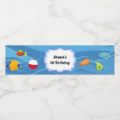 O'fishalal 1 Party Wasser Flasche Etikett (Einzelnes Label)