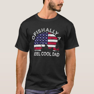Ofishalal A Reel Cooler Vater Funny Fishing Lover T-Shirt