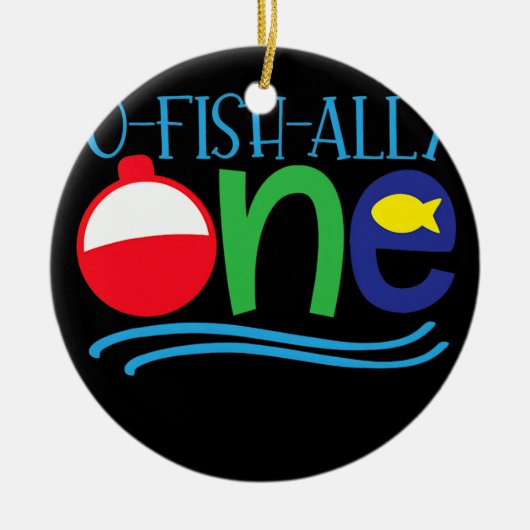 Ofishalal ONE baby O fish ally ONE Keramik Ornament (Vorne)