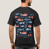 Ofishalal Phantastischer Fisherman-Vater T-Shirt (Rückseite)
