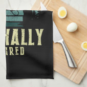 Ofishalal Remüde Funny Fishing Ruhestand Geschirrtuch (Viertel Falte)