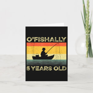 Ofishalhalle 5 Jahre Shirt 5. Geburtstag Vintager Karte